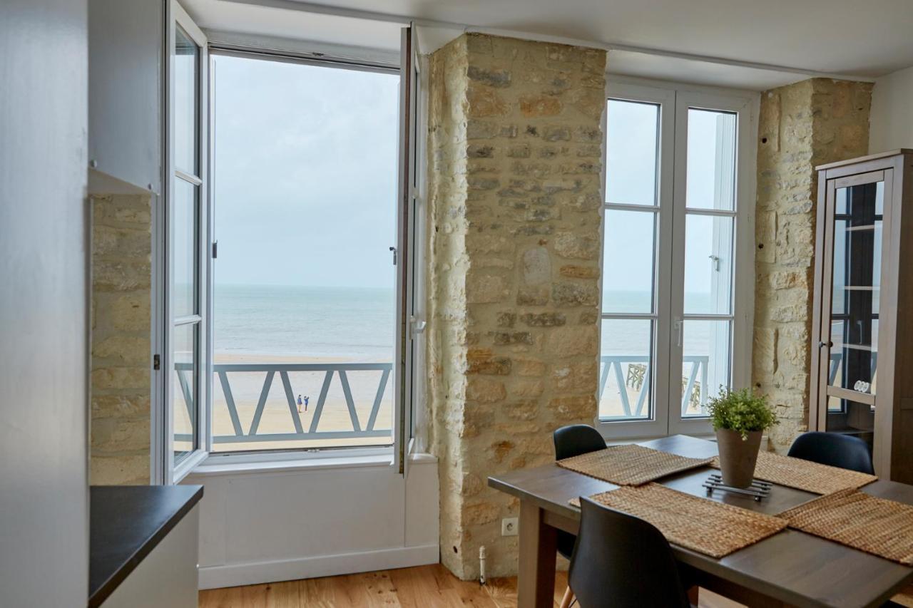 Appartement front mer proche omaha&utah beach - 2 Grandcamp-Maisy Exteriör bild