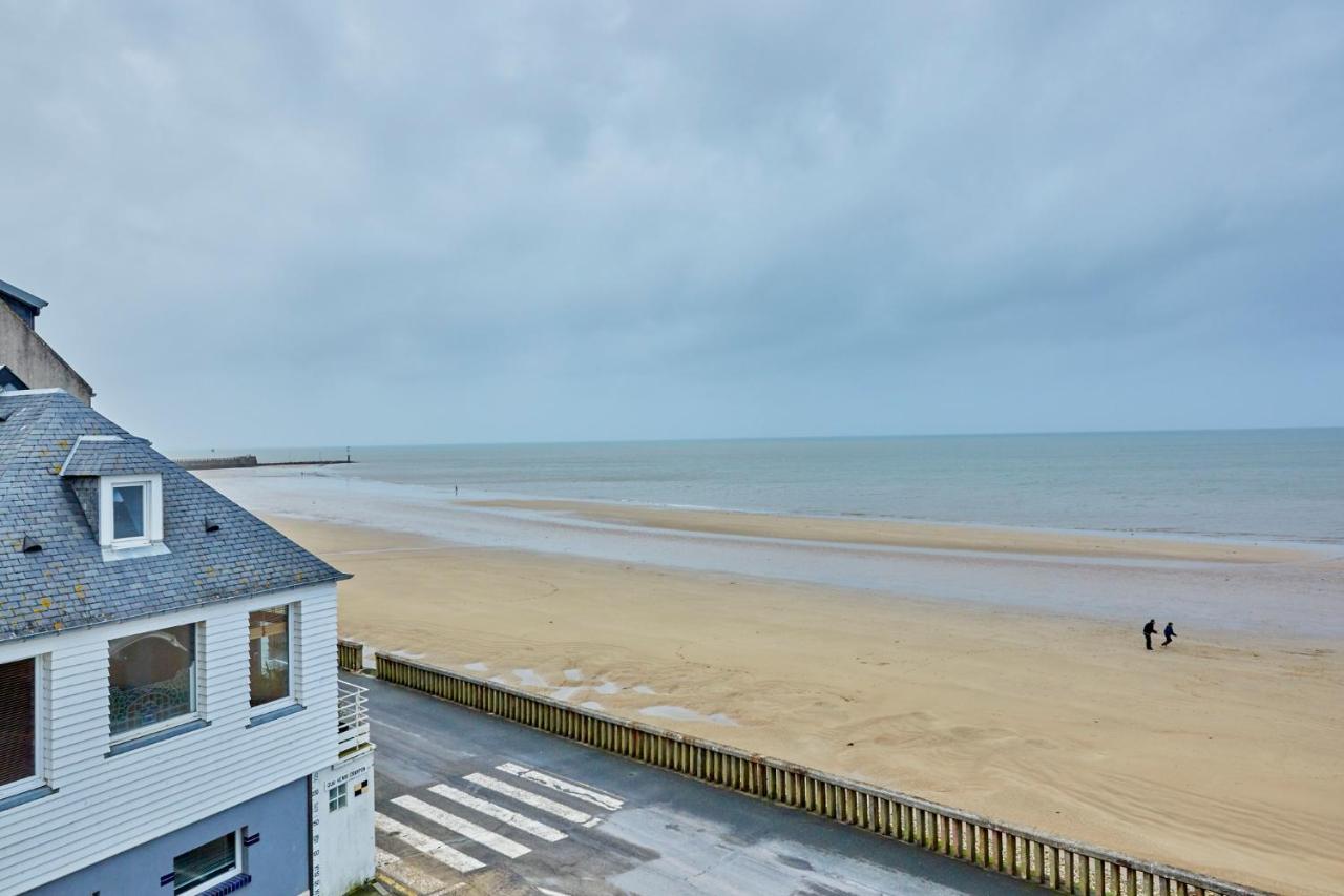 Appartement front mer proche omaha&utah beach - 2 Grandcamp-Maisy Exteriör bild